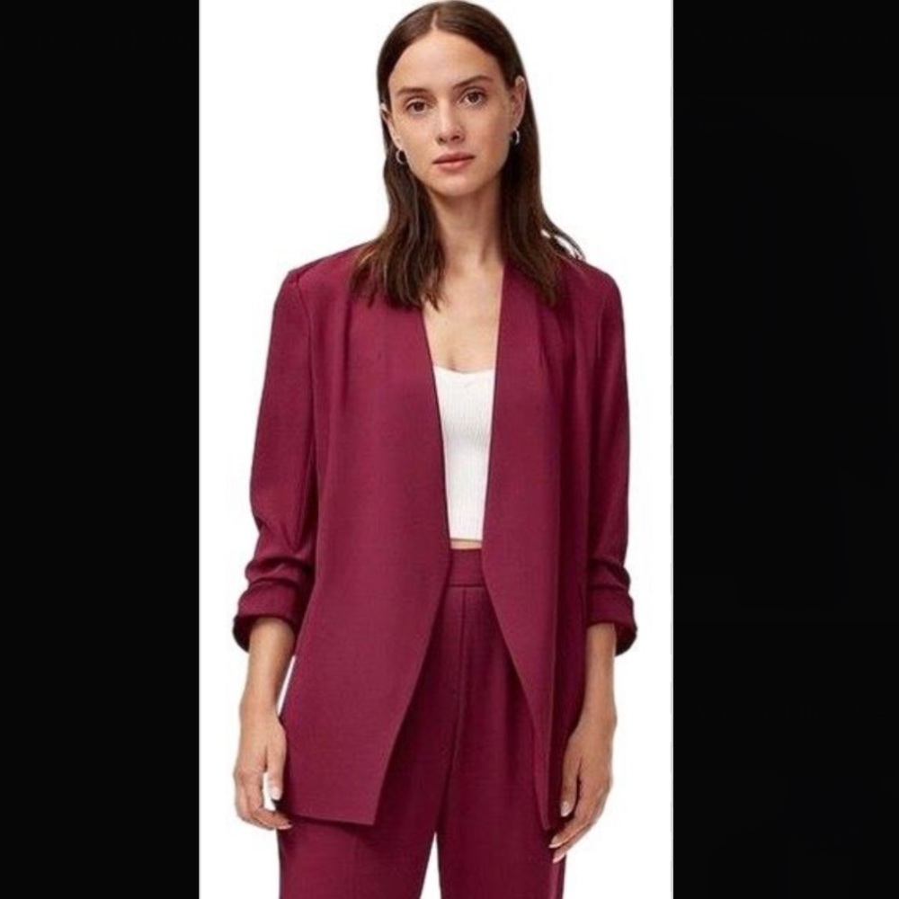 Aritzia Maroon Blazer